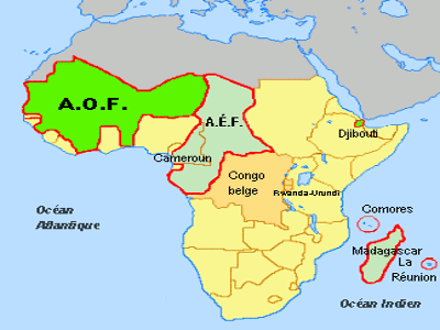 Les conquêtes françaises en Afrique occidentale, centrale, orientale et méridional