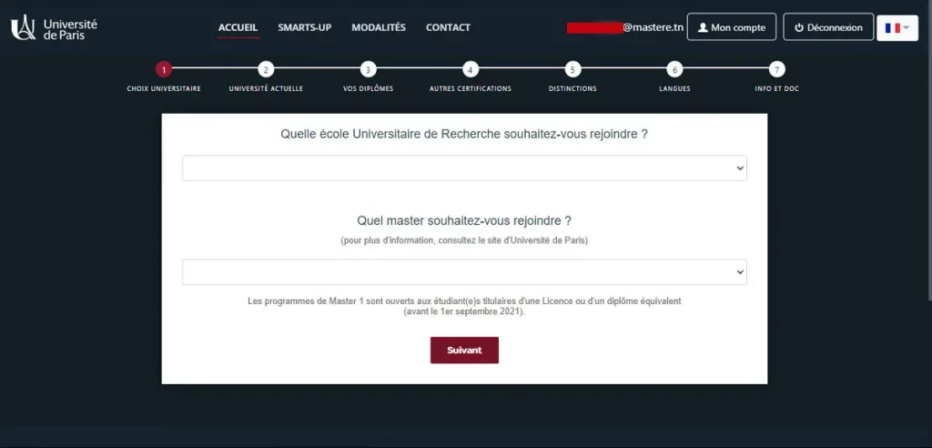 Bourses De Master SMARTS-UP De L'Universit&eacute; De Paris 2022 - 2023