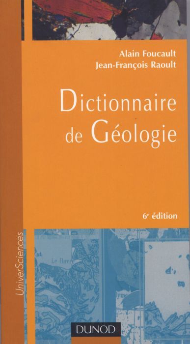 Télécharger le Dictionnaire de géologie 6e édition PDF