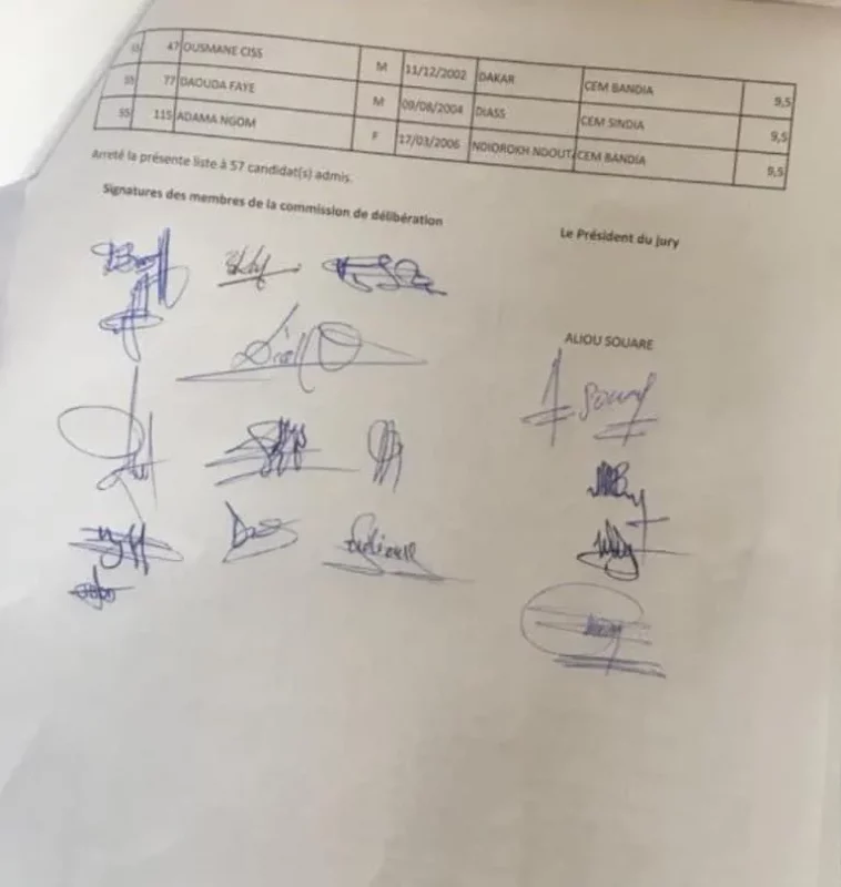 Résultats BFEM 2022 Sénégal : Listes complètes des admis par établissement PDF