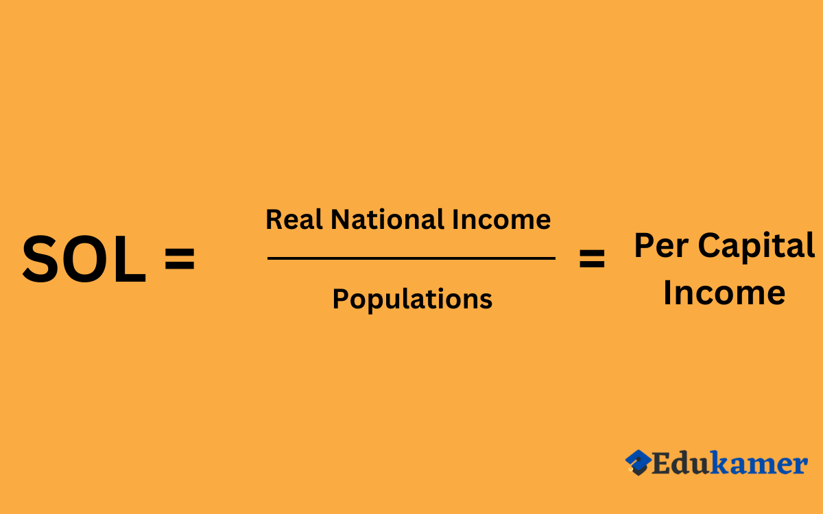 Using National Income Figures To Measure A Country's Standard Of Living Or Social Welfare