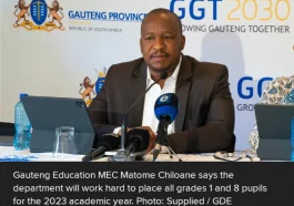 South Africa: more than 30 000 learners that were not yet placed for the 2023 academic year