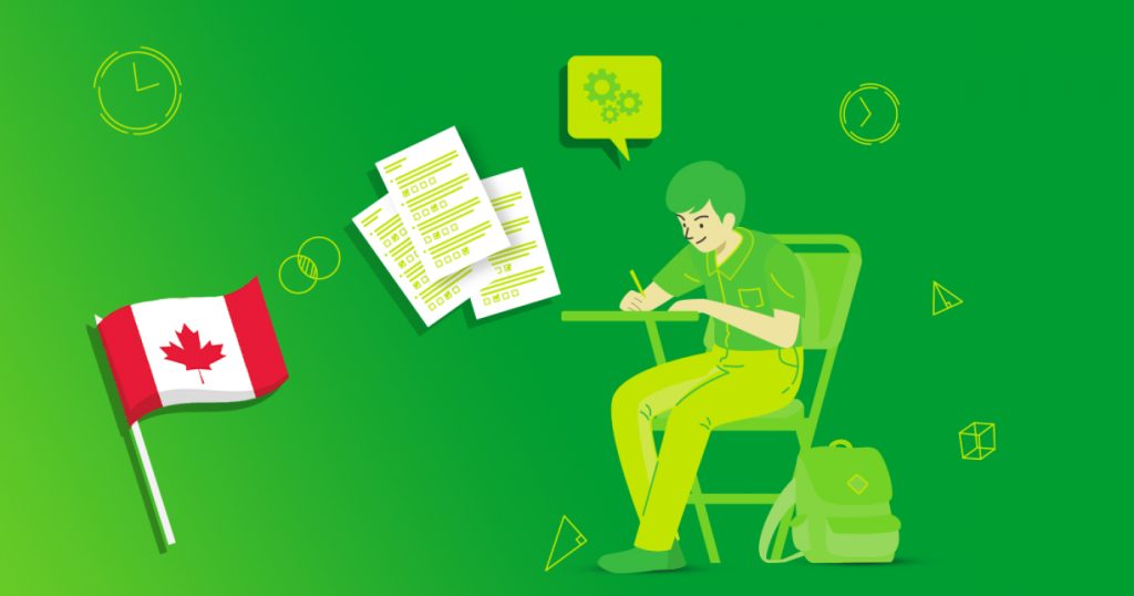 What exams are required to study in Canada?