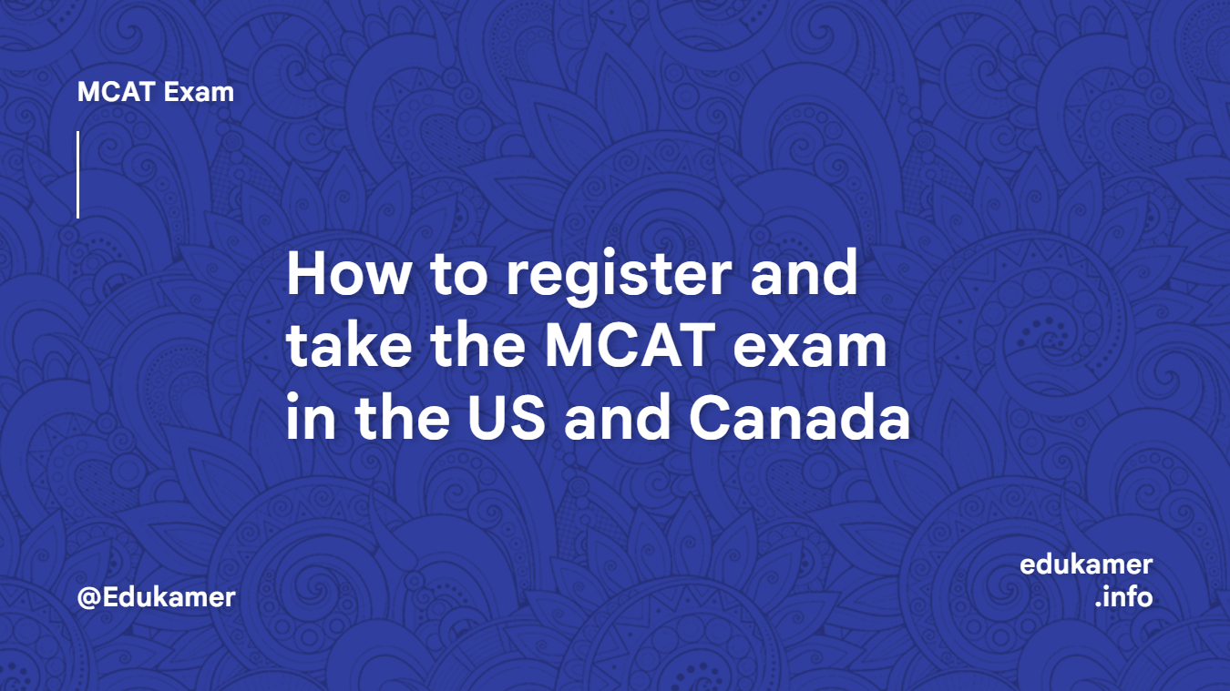 How to register and take the MCAT exam