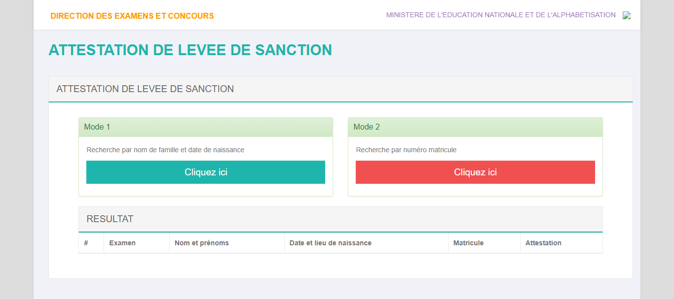 Examens Scolaires en Côte d'Ivoire -Comment rétirer sont attestation de levée de sanction