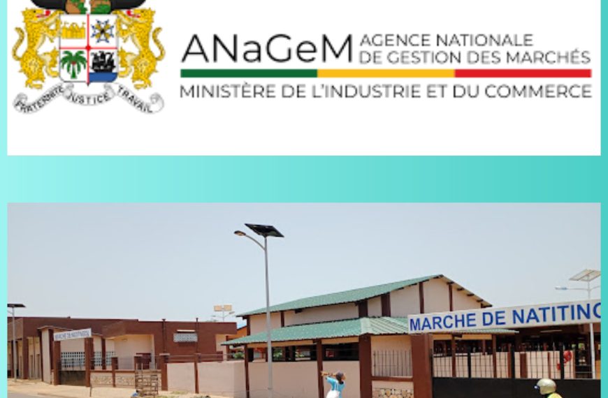 Avis de recrutement multipostes pour le compte de l'Agence Nationale de Gestion des Marchés (ANaGeM)