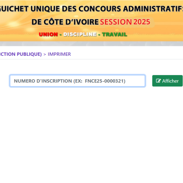 Côte d’Ivoire : Concours de la Fonction Publique 2025 – Les Convocations Sont Disponibles !