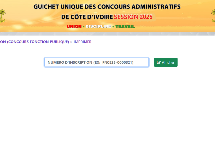 Côte d’Ivoire : Concours de la Fonction Publique 2025 – Les Convocations Sont Disponibles !