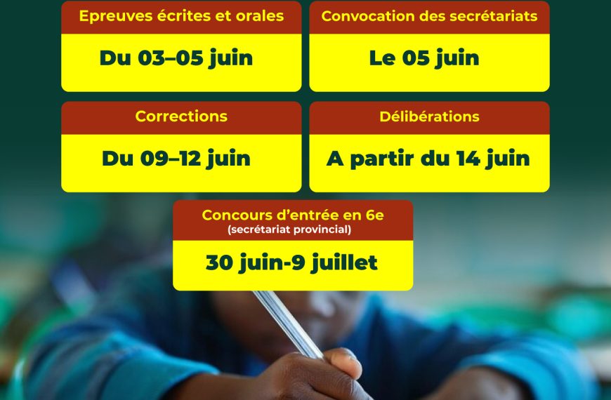 Examens et Concours 2025 au Tchad : Plus de 376 000 candidats attendus cette année